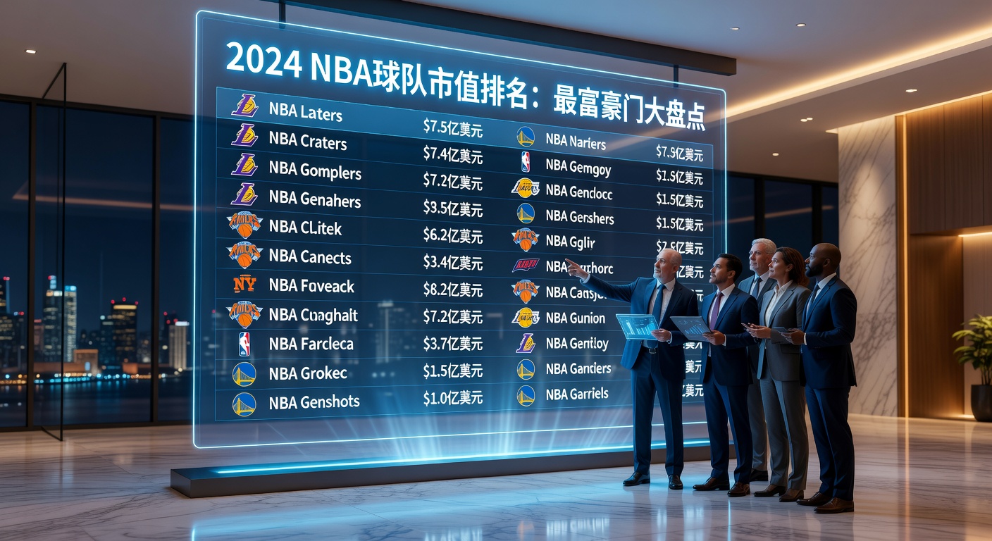 2024 NBA球队市值排名：最富豪门大盘点